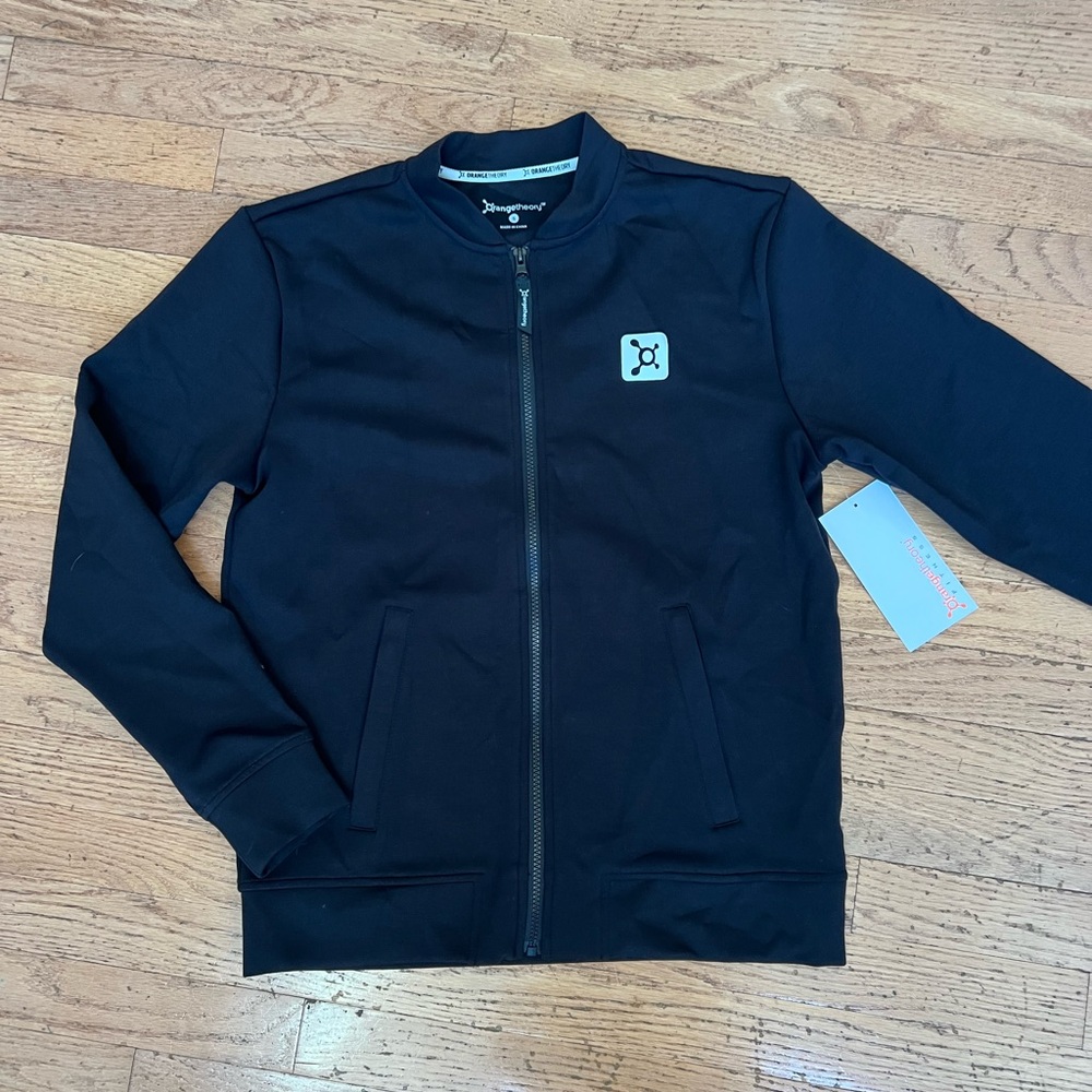 Orangetheory Black Zip-Up Jacket Unisex